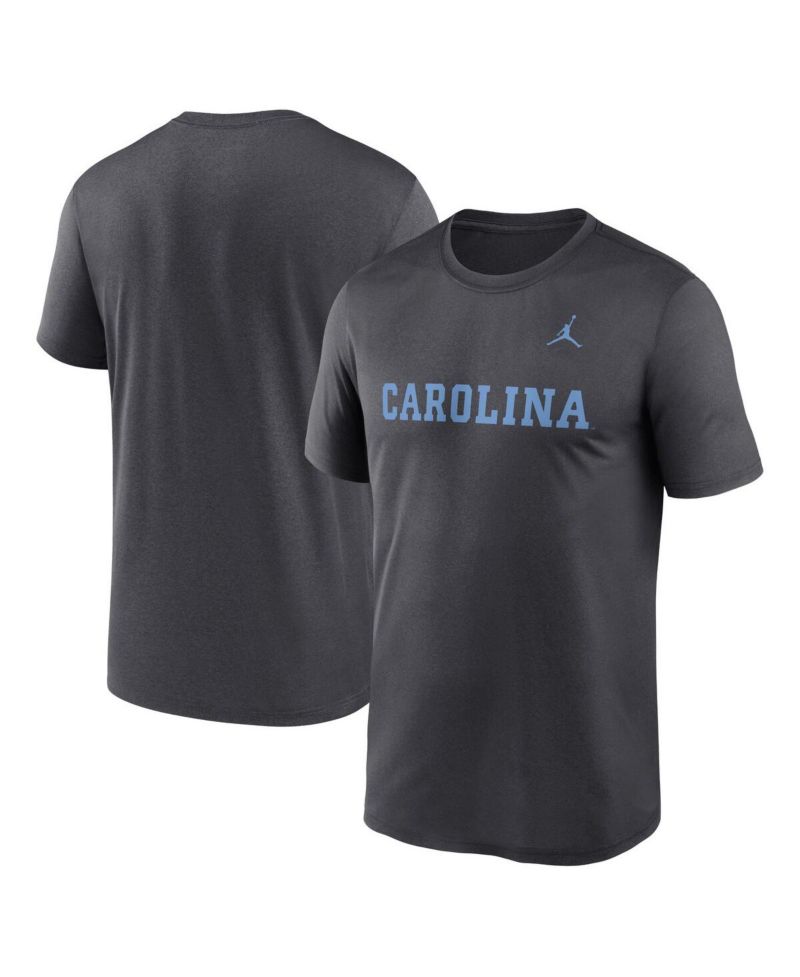 Men's Anthracite North Carolina Tar Heels Primetime Legend Wordmark T-Shirt