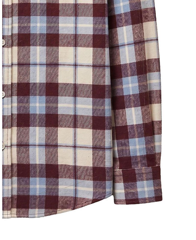 Little and Big Boys' XXS - XL Organic Long Sleeve Flannel Shirt