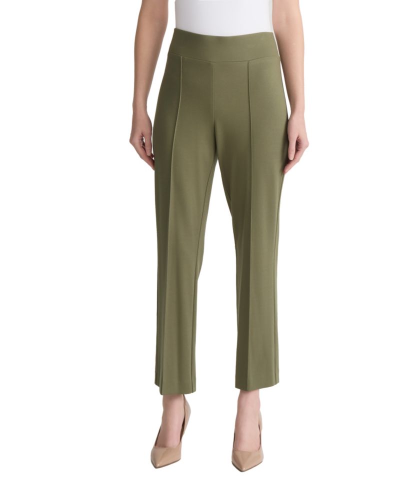 Petite Pintuck Pull-On Trousers