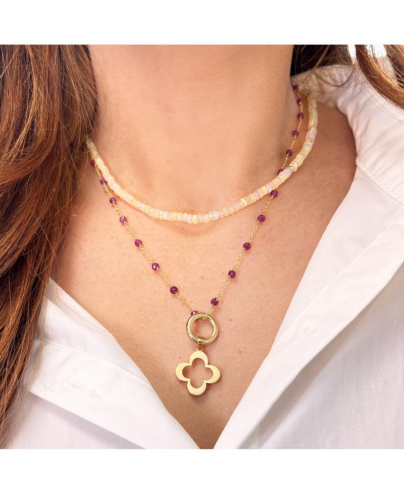 Ethiopian Opal Bead Necklace