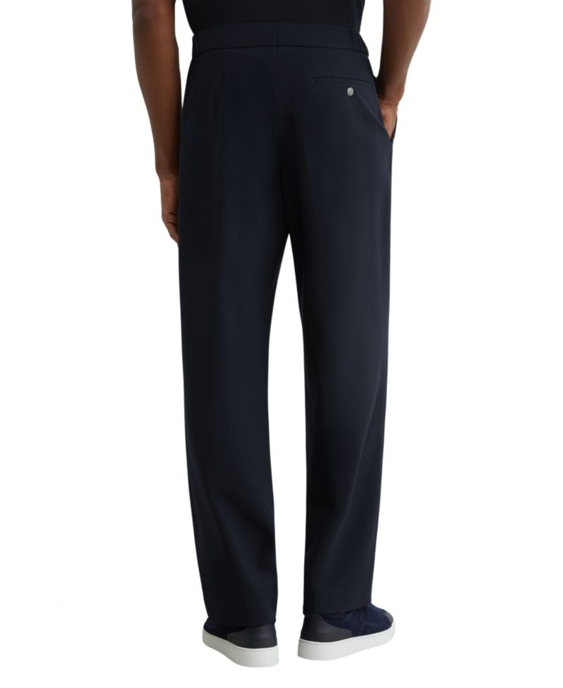 Men's Found Wide-Leg Relaxed-Fit Stretch Pants