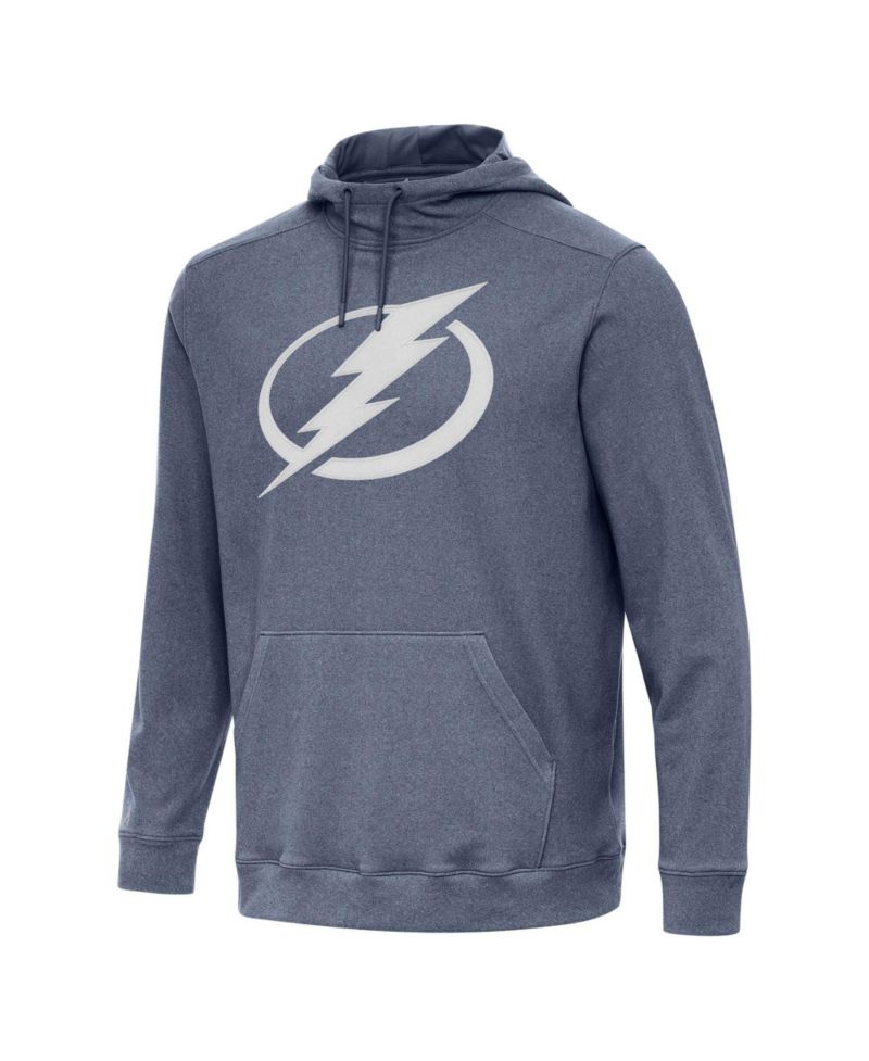 Men's Heather Navy Tampa Bay Lightning Cloud Pullover Hoodie