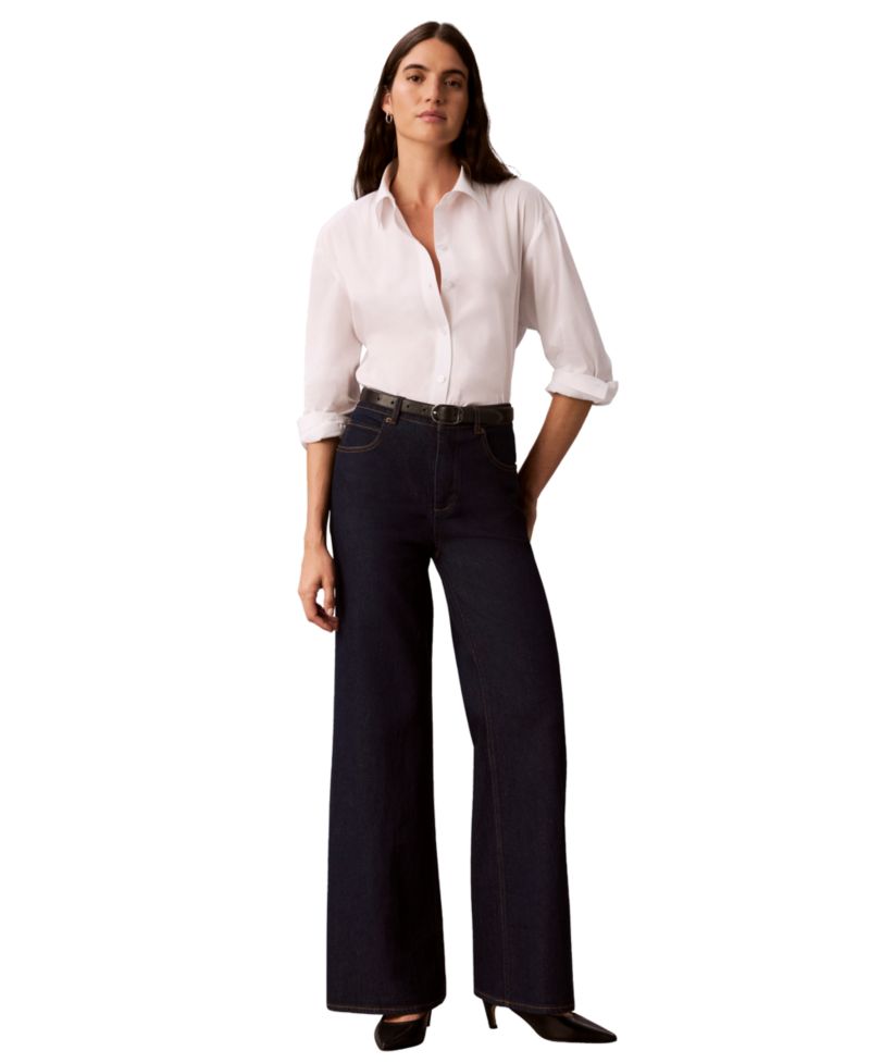 Women's High-Rise Wide-Leg Flare Jeans