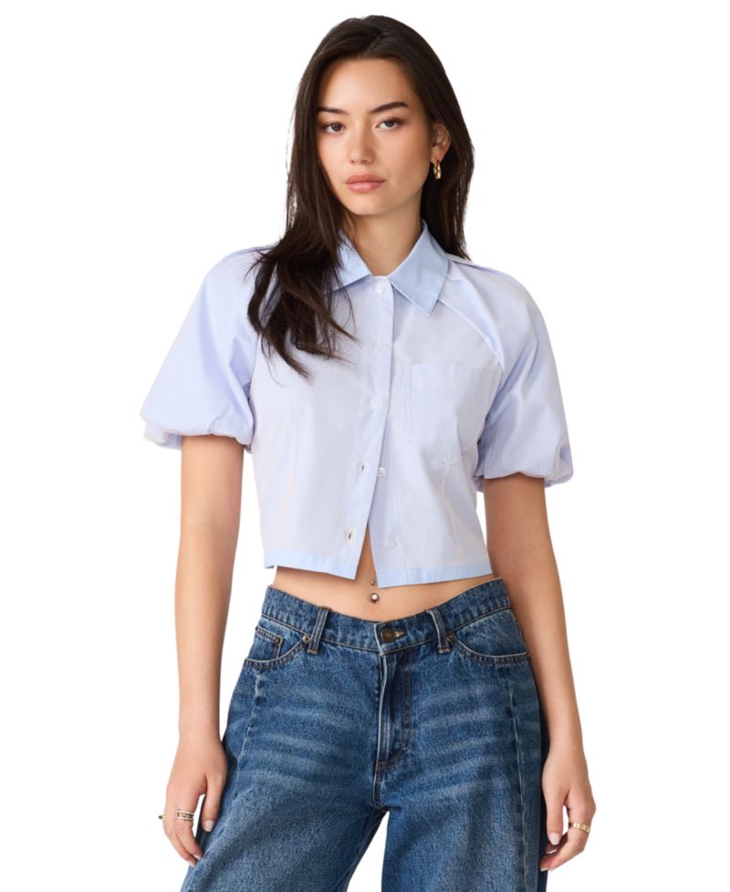 Women's Reece Cotton Button-Front Shirt