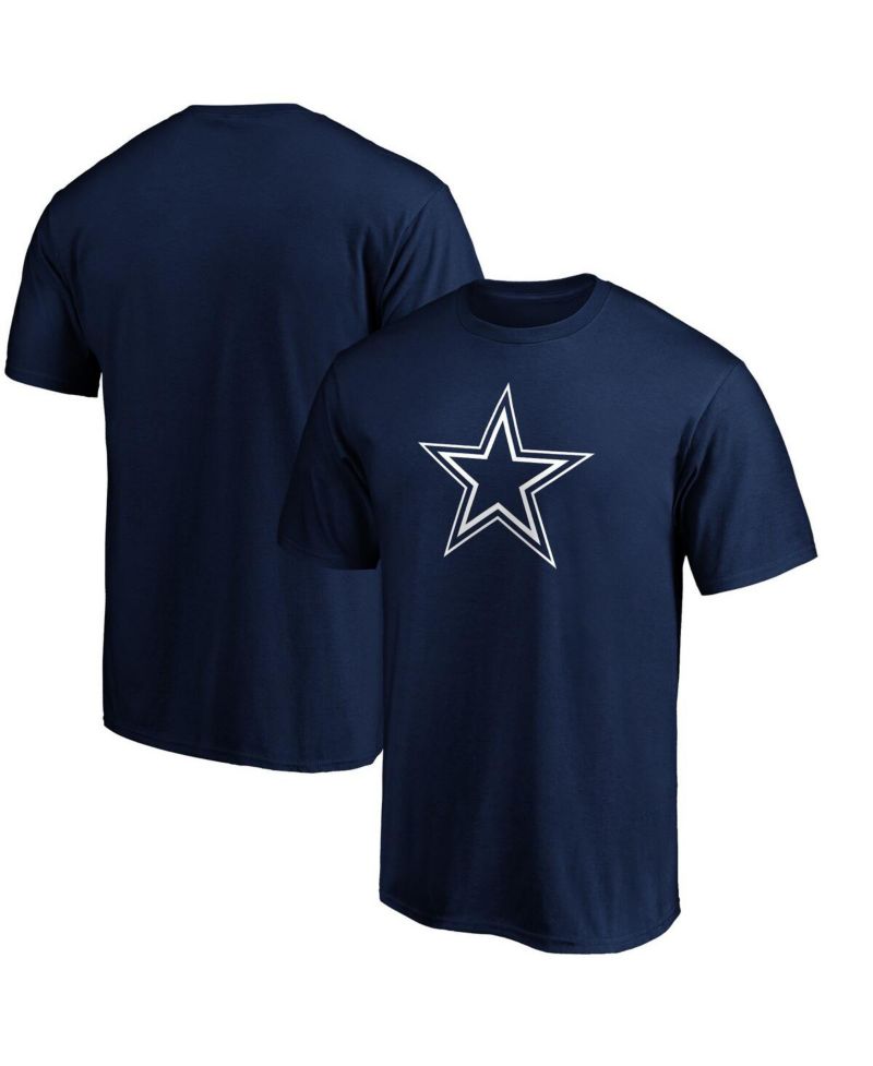 Men's Navy Dallas Cowboys Primary Logo T-Shirt
