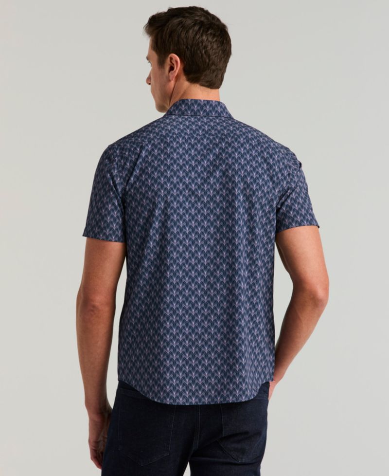Men's Ombre Diamond Print Shirt