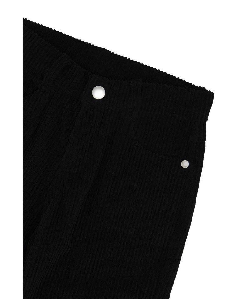 Little and Big Girl's (6-14) Stretch Corduroy Wide Leg Pants