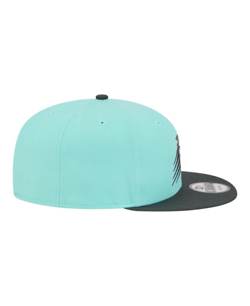 Men's Turquoise/Charcoal Phoenix Suns Color Pack Two-Tone 9FIFTY Snapback Hat