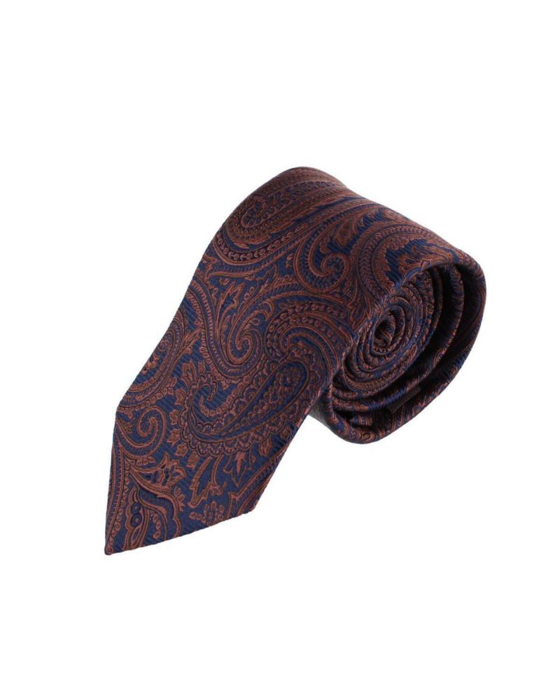 Men's Sobee Paisley Silk Necktie and Pocket Square
