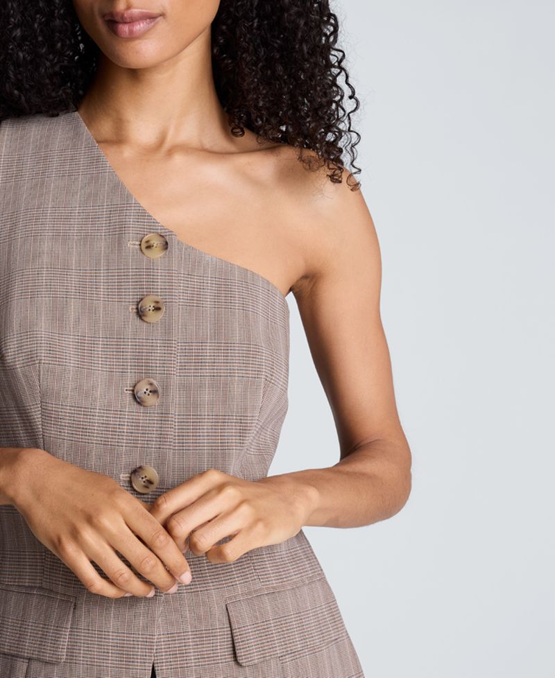 Women's One-Shoulder Sleeveless Vest
