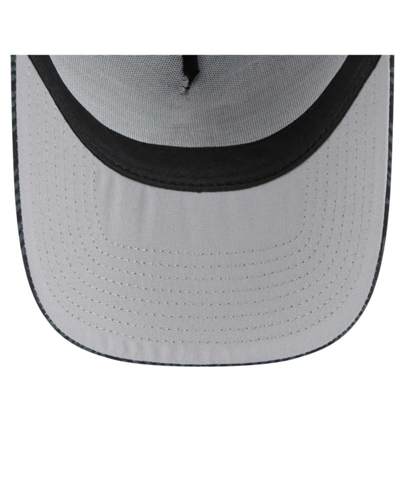 Men's Black Los Angeles Dodgers 9FORTY A-Frame Trucker Adjustable Hat