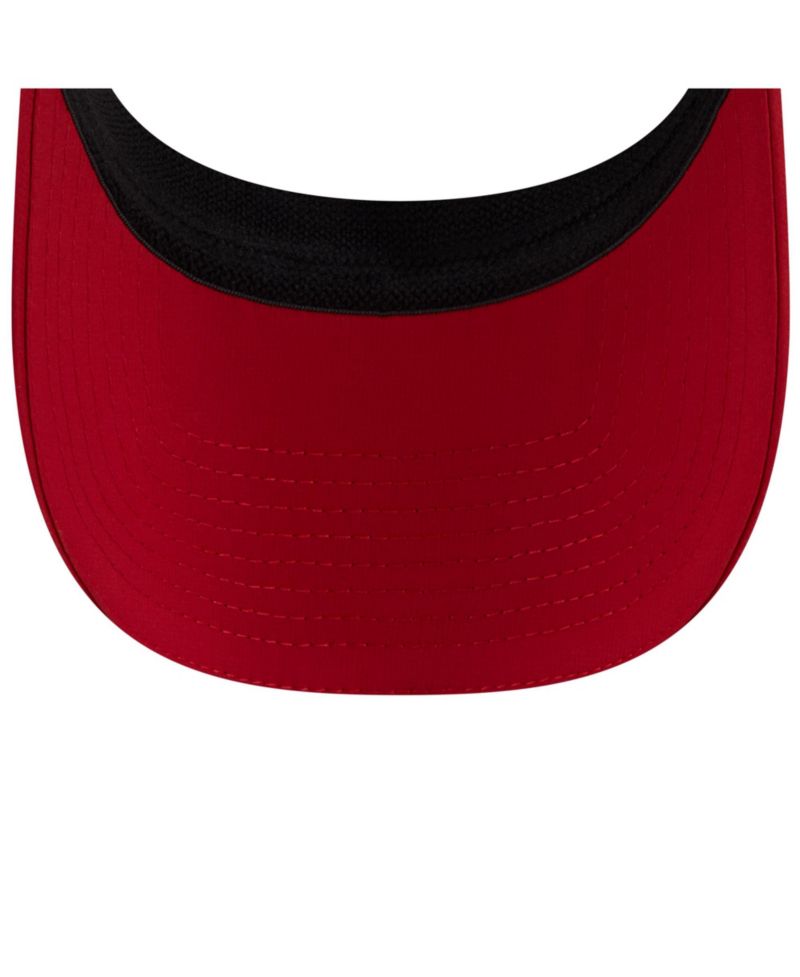 Men's White/Scarlet San Francisco 49ers 2025 NFL Training Camp Adjustable Visor Hat