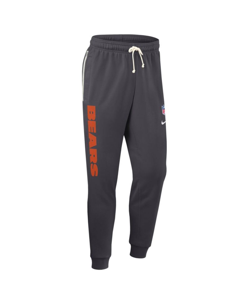 Men's Anthracite Chicago Bears Sideline Standard Issue Ground Game Dri-FIT Taper Pants