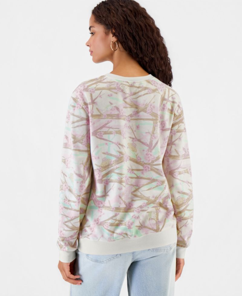 Juniors' HK & Friends Camo-Print Fleece Pullover