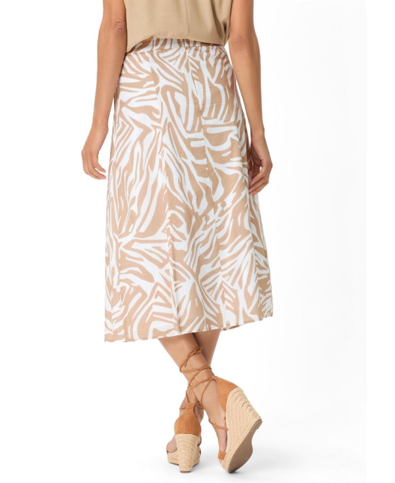 Women's Neo Zebra A-Line Skirt