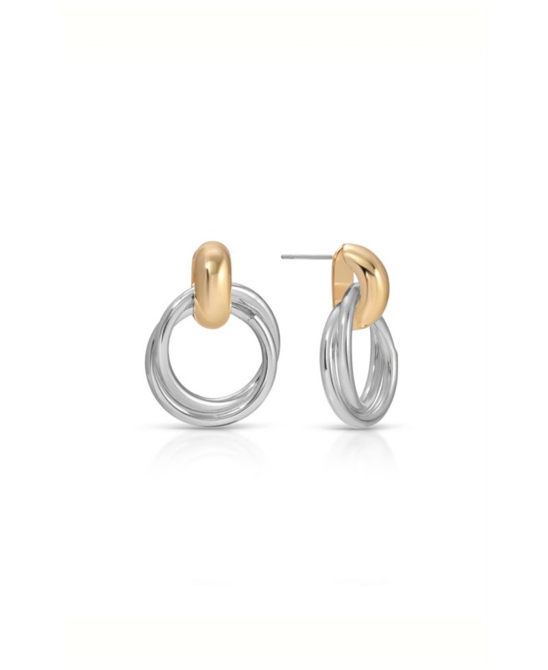 Interlocking Duo Stud Earrings