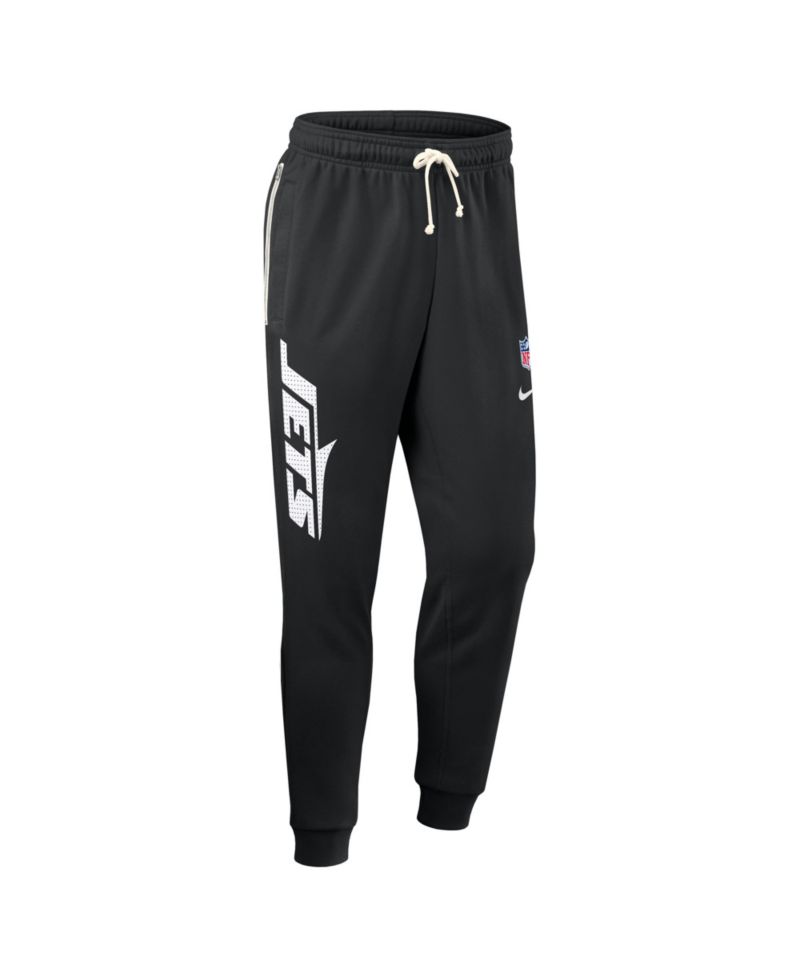 Men's Black New York Jets Sideline Ground Game Performance Taper Pants