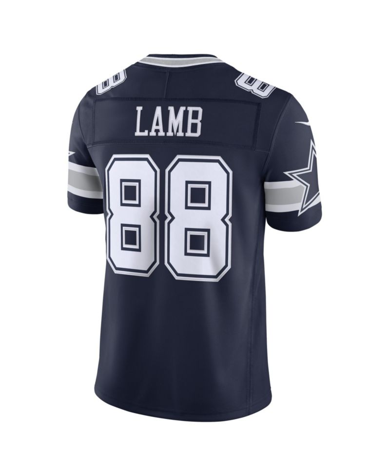 Men's CeeDee Lamb Navy Dallas Cowboys Team Vapor F.U.S.E. Stitched Limited Jersey