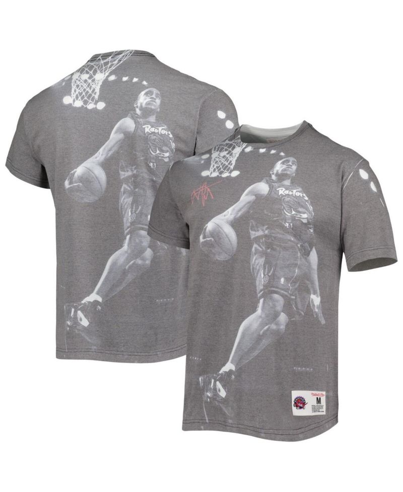 Men's Vince Carter Heather Gray Toronto Raptors Above The Rim T-shirt