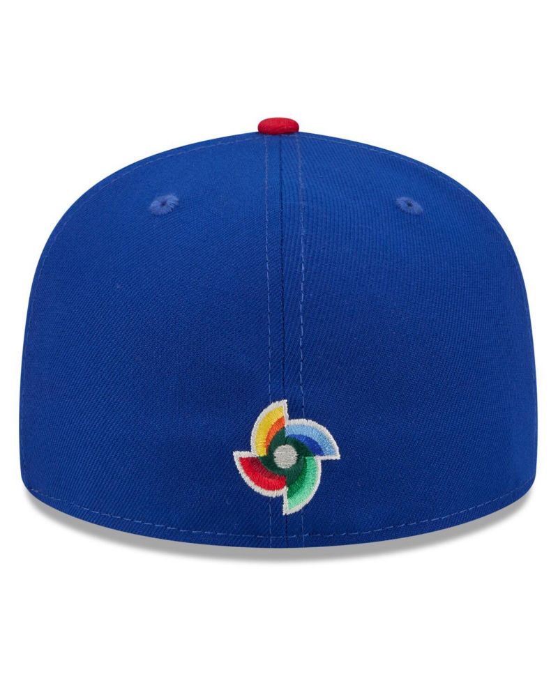 Men's Blue/Red Puerto Rico Baseball 2026 World Baseball Classic 59FIFTY Fitted Hat