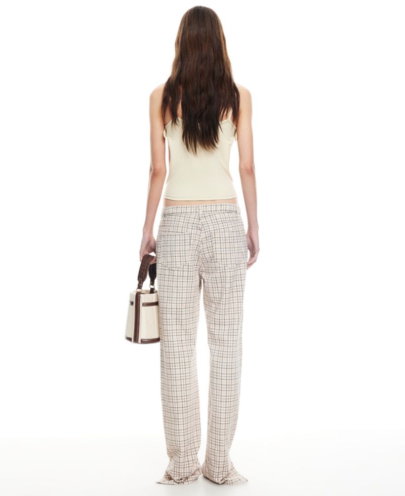 Women's Alabama Checked Detail Jeans