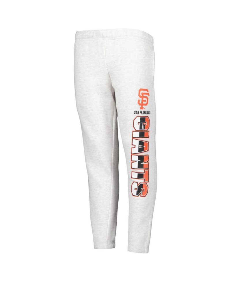 Big Boys and Girls Ash San Francisco Giants Game Time Fleece Pants