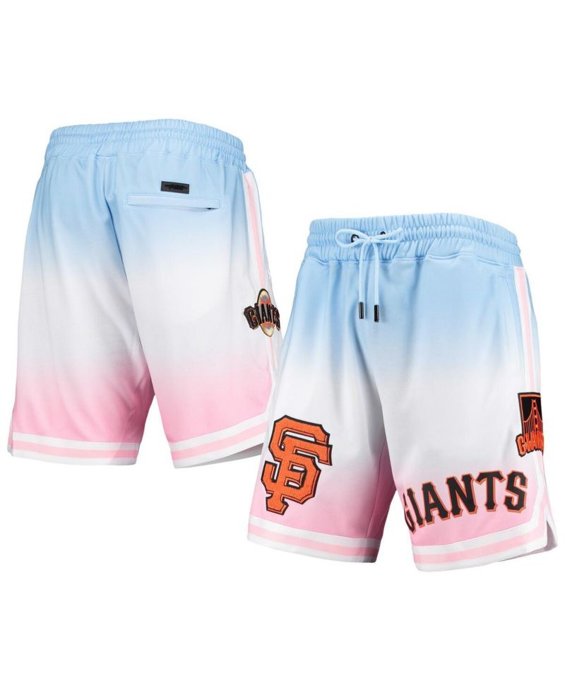 Men's Blue/Pink San Francisco Giants Team Logo Pro Ombre Shorts
