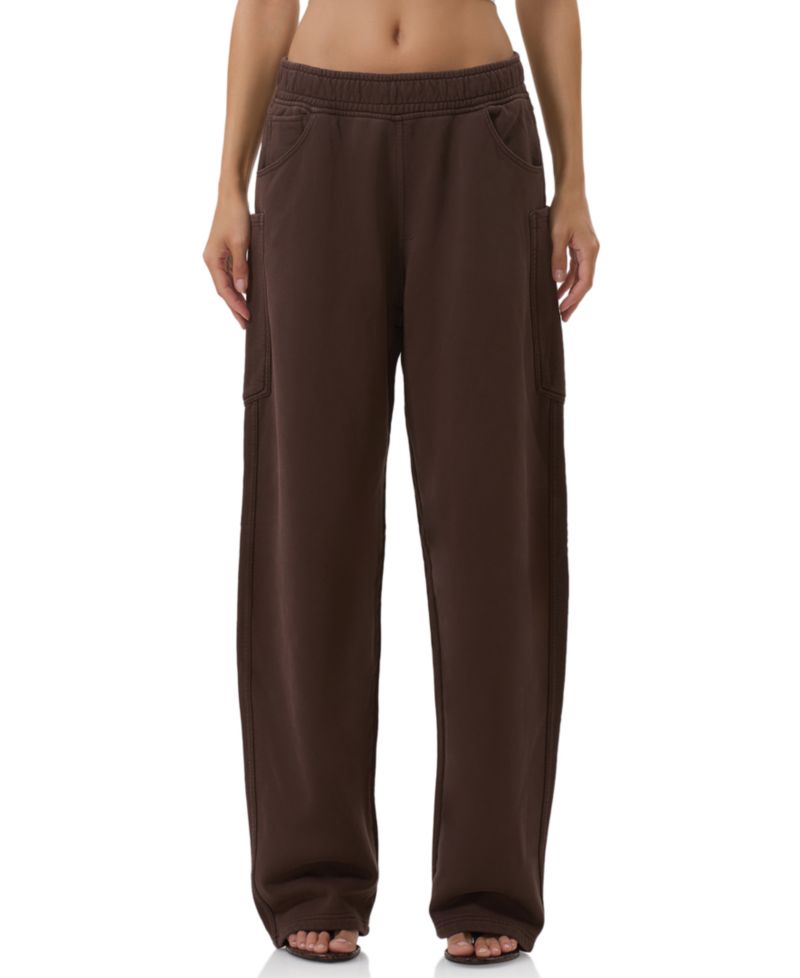 Women's Straight-Leg Cotton Sweatpants