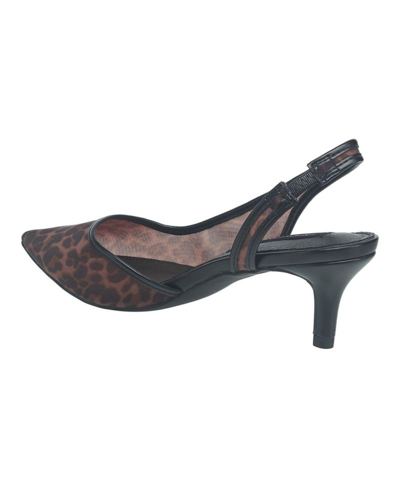 Ladies Quest Slingback Kitten Heel