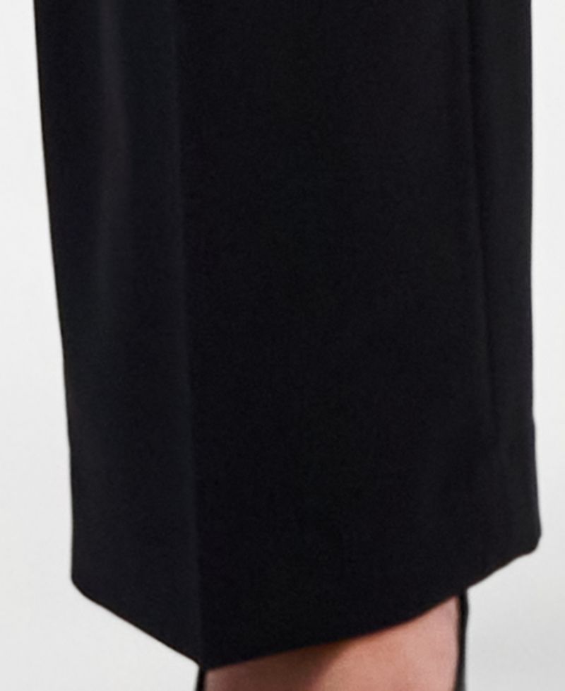 Plus Size Belted Wide-Leg Mid-Rise 2 Piece Pantsuit