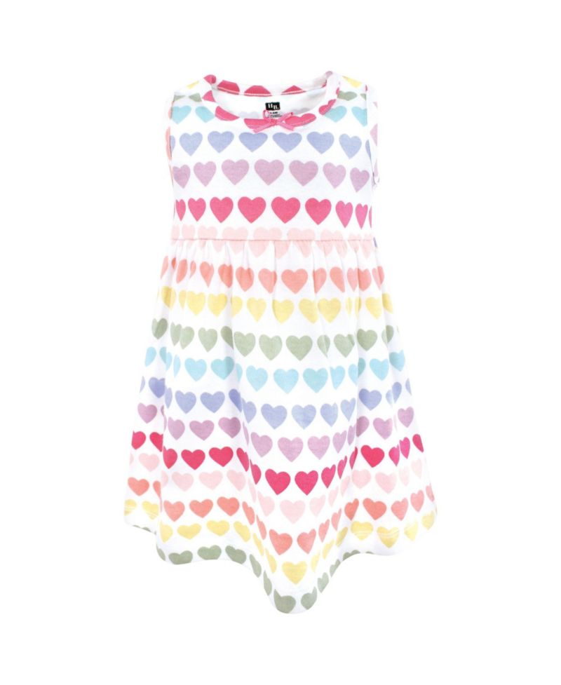 Baby Girls Hudson 0-24M Cotton Dress and Cardigan Set, Cascading Hearts