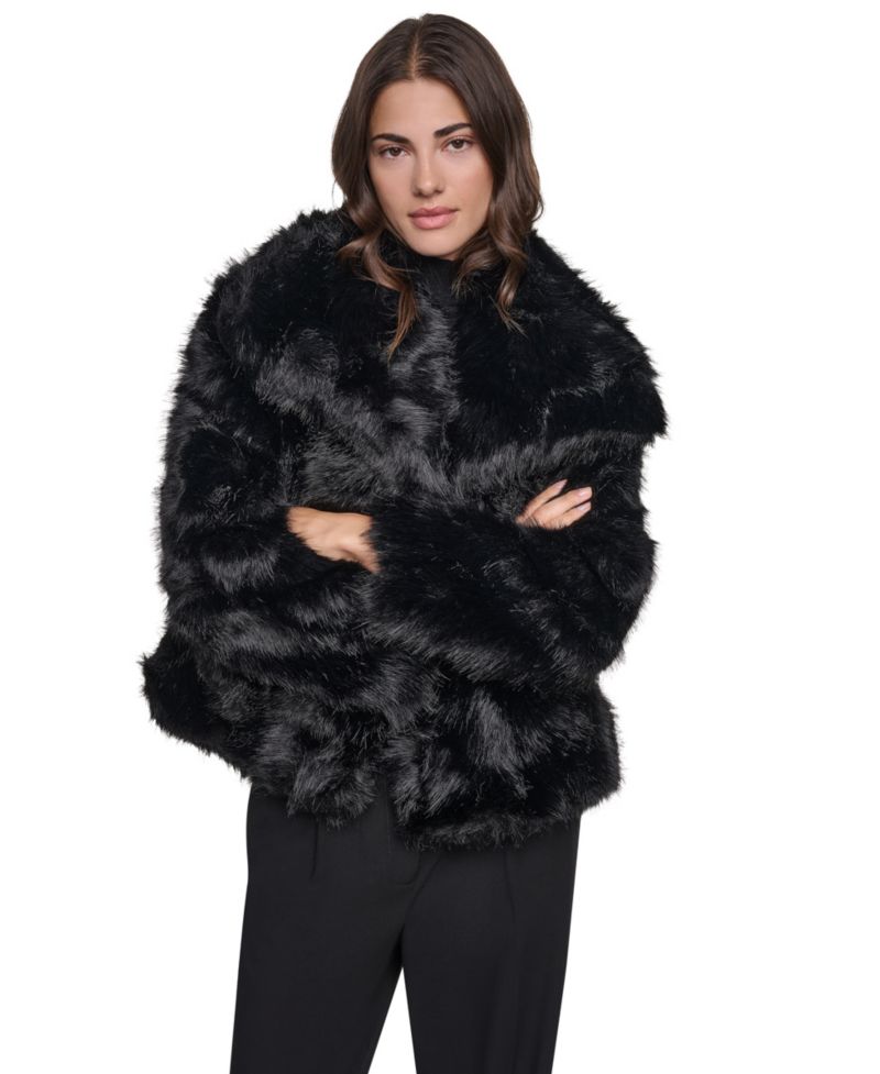 Women's Short Faux Fur Coat