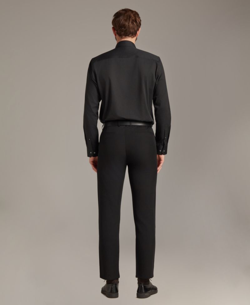 Men's Slim Fit Pleated Tuxedo Shirt