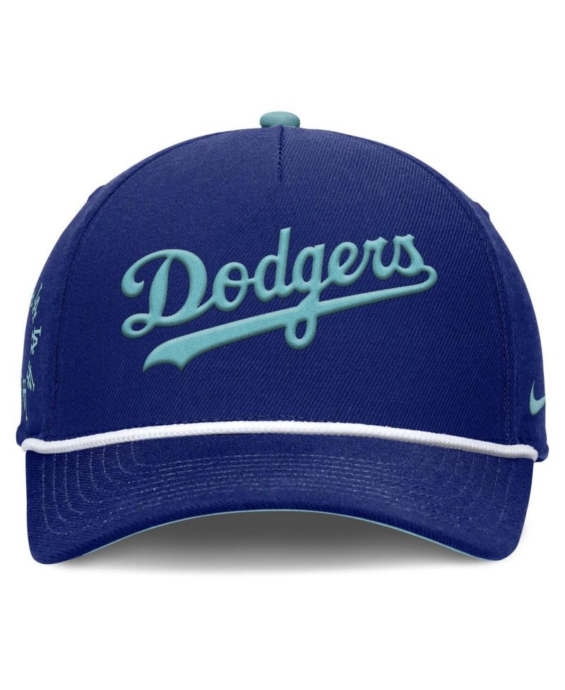 Men's Royal Los Angeles Dodgers Father's Day Rise Adjustable Hat