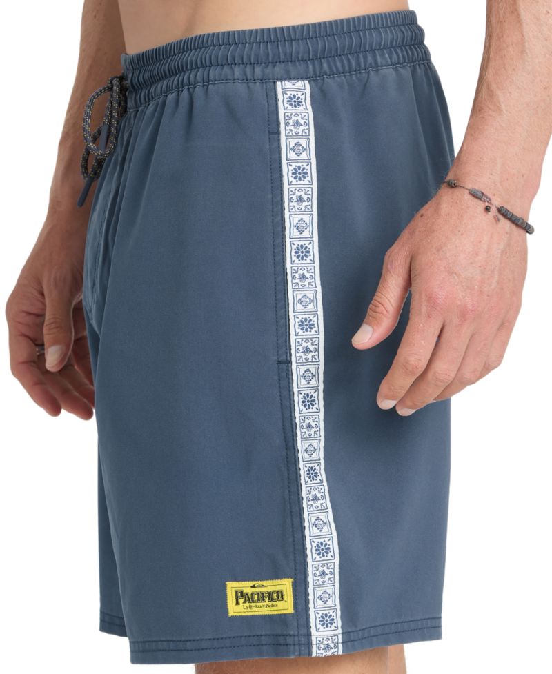 Men's Pacifico Talavera Straight-Fit Volley Swim Shorts
