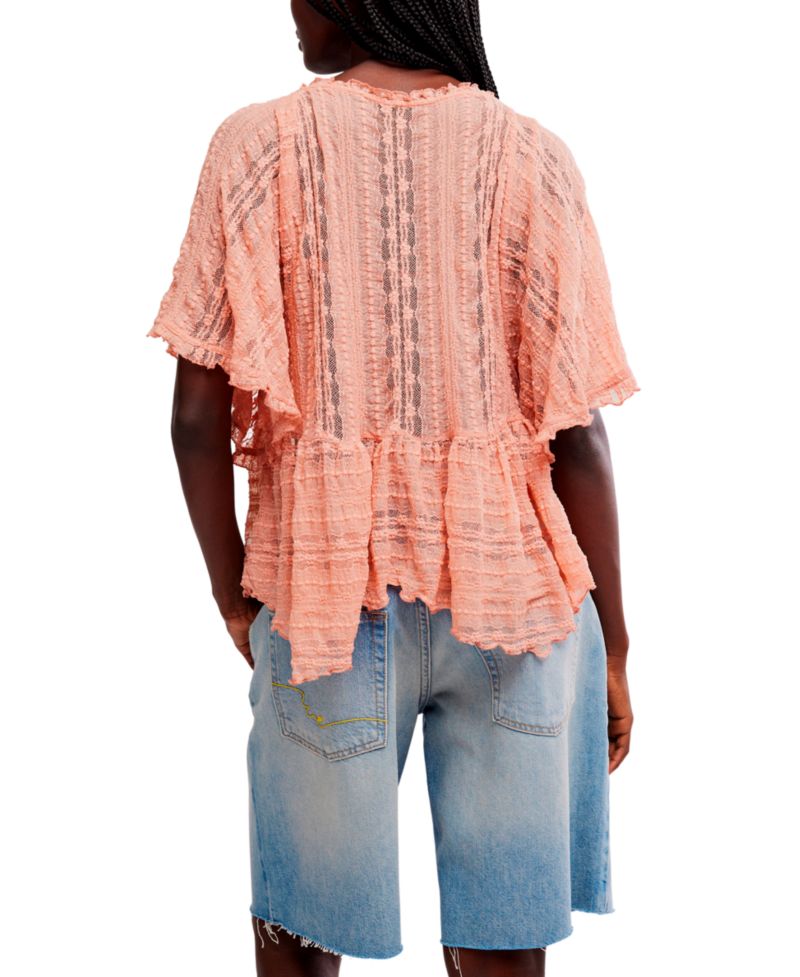 Women's In Your Dreams Plunge V-Neck Lace Top