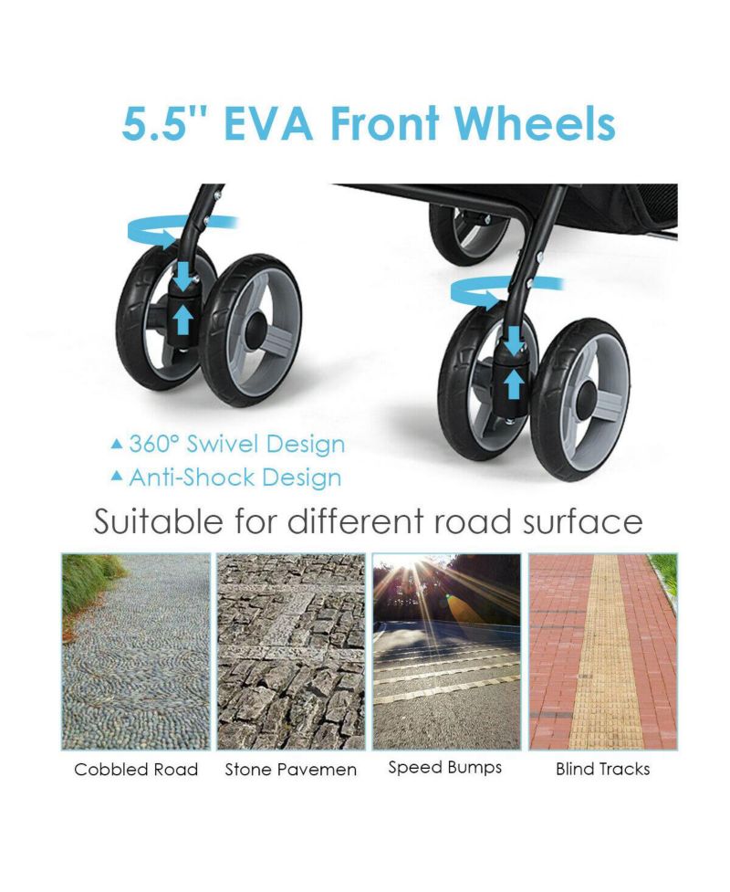 / Foldable, Lightweight, Travel-friendly, 5-Point Safety System / Toddler Stroller