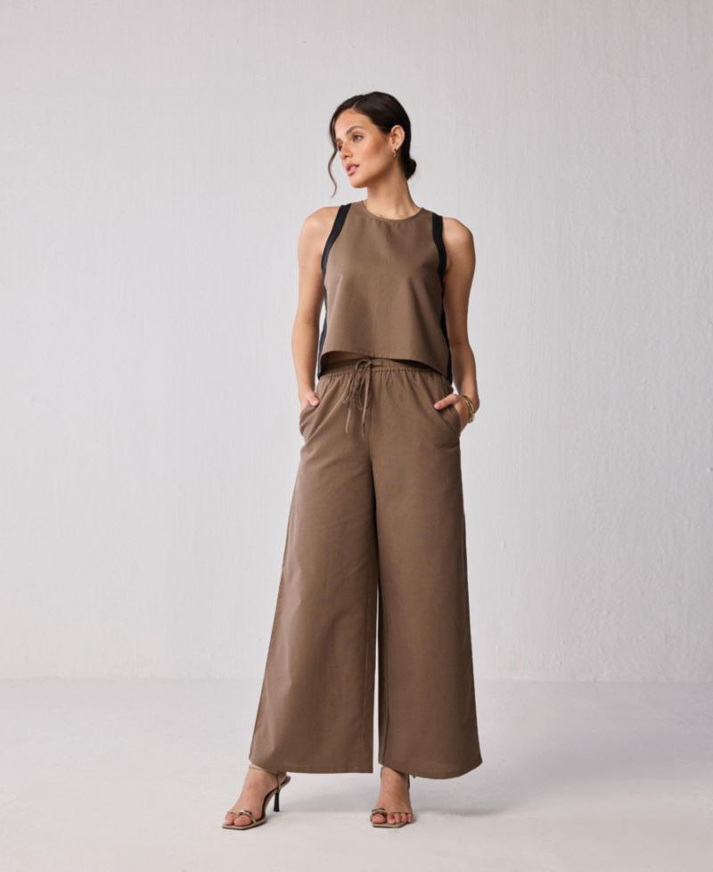 Women's Sleeveless Colorblock Top