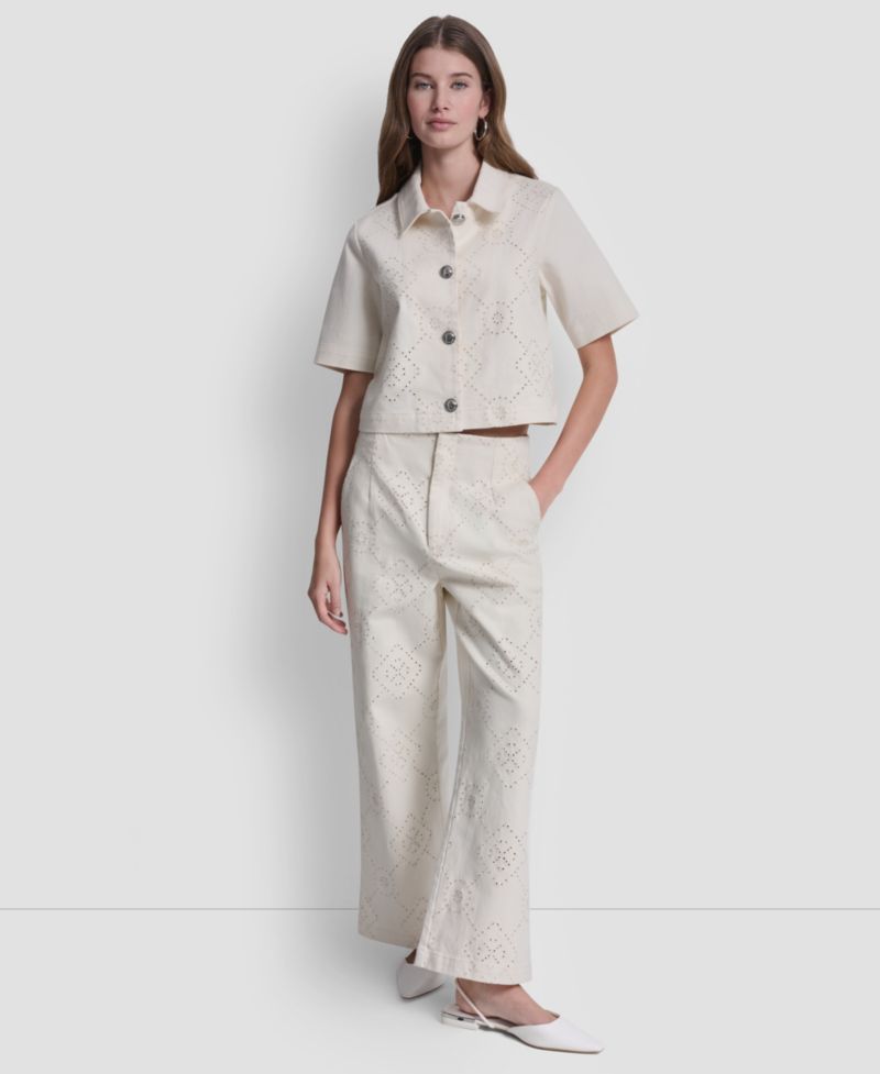 Women's Short-Sleeve Button-Front Shirt