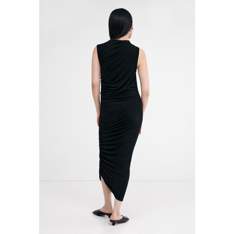 Women's Joan Asymmetric One-Shoulder Side-Ruched Jersey Cocktail Dress