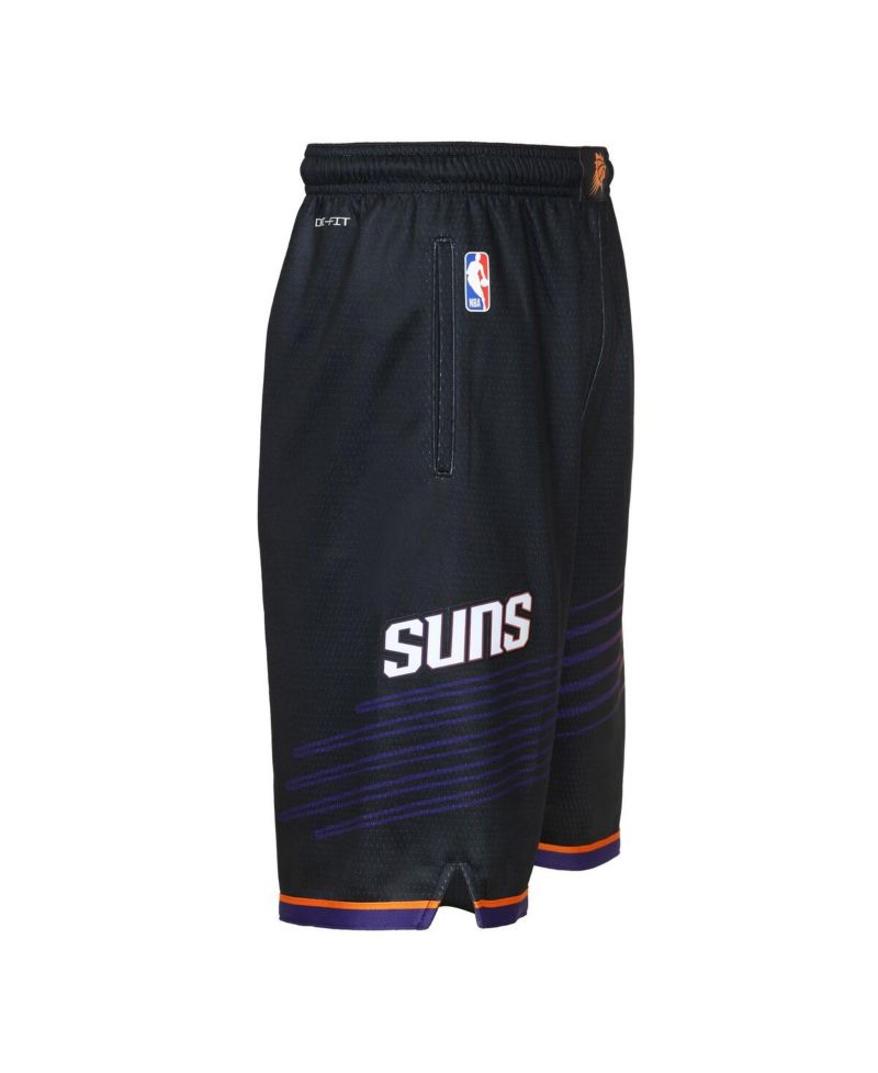 Big Boys and Girls Black Phoenix Suns Statement Edition Swingman Dri-FIT Shorts