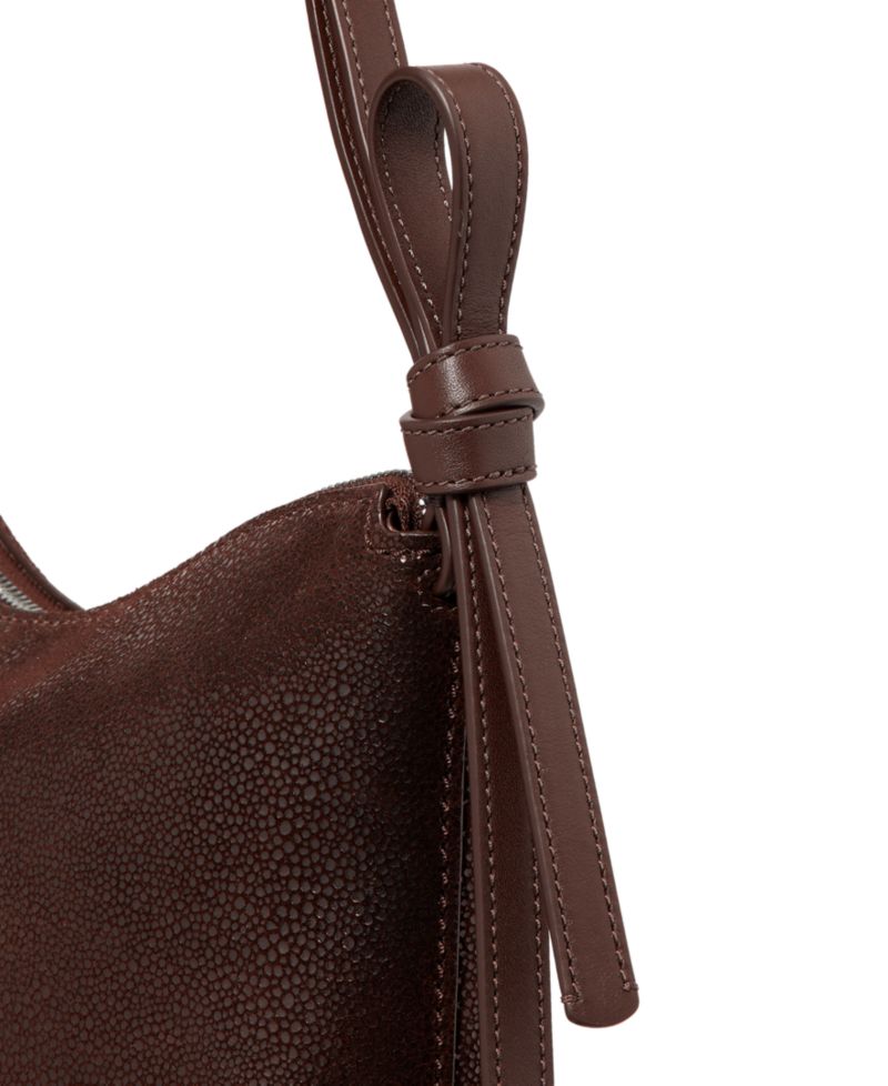 Loop Dot Medium Leather Shoulder Handbag