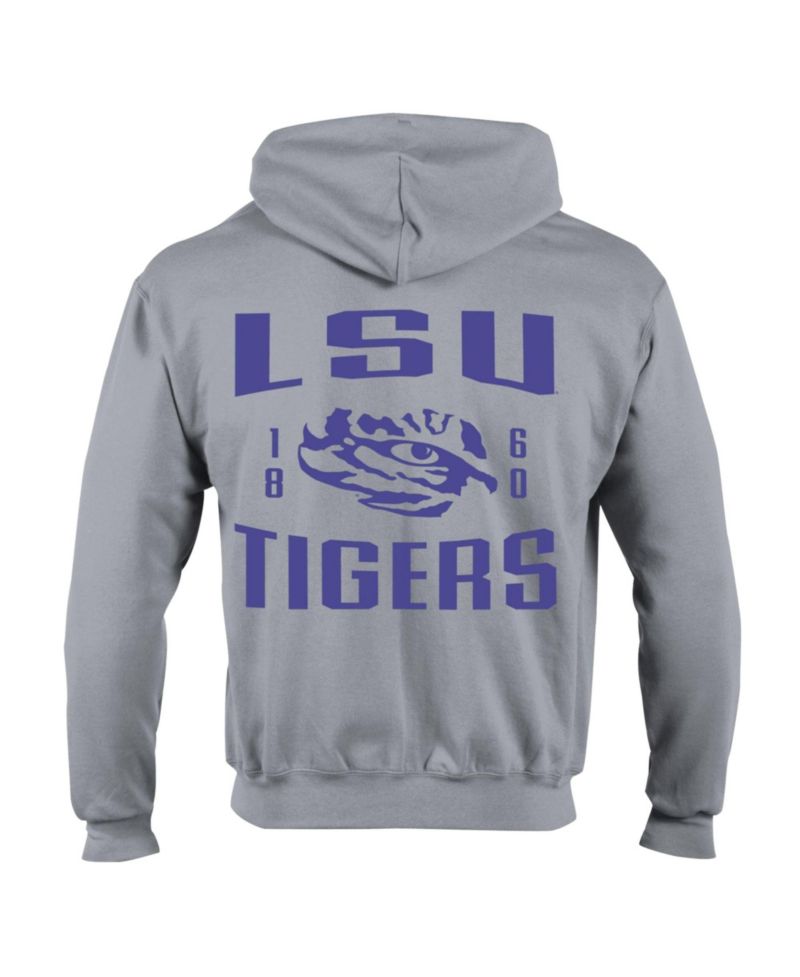 Men's LSU Tigers Varsity Powerblend Full-Zip Graphic Fleece Hoodie