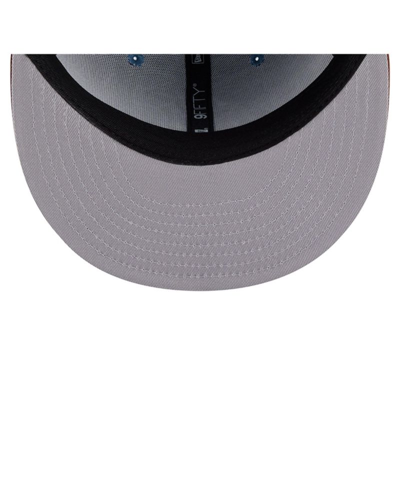 Men's Light Blue/Brown New York Yankees Color Pack 9FIFTY Snapback Hat