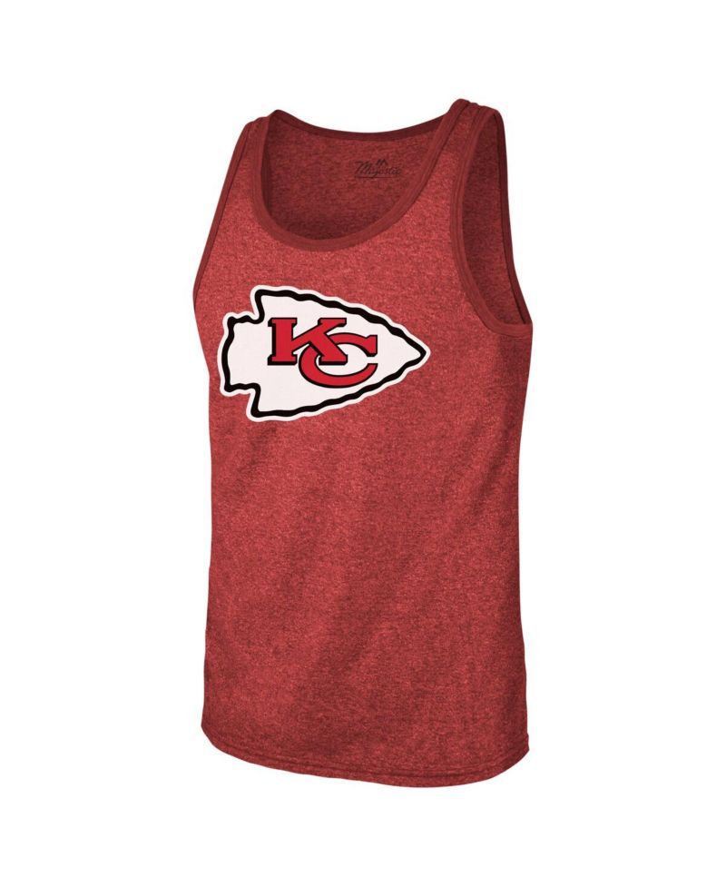 Threads Men's Patrick Mahomes Red Kansas City Chiefs Tri-Blend Player Name & Number Tank Top