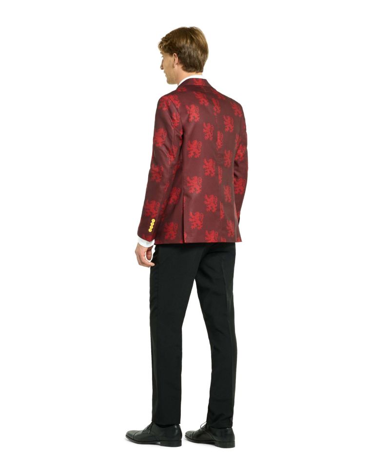 Men's Harry Potter Premium Halloween Costume - House Gryffindor - Slim Fit Suit - Includes Blazer, Pants and Tie