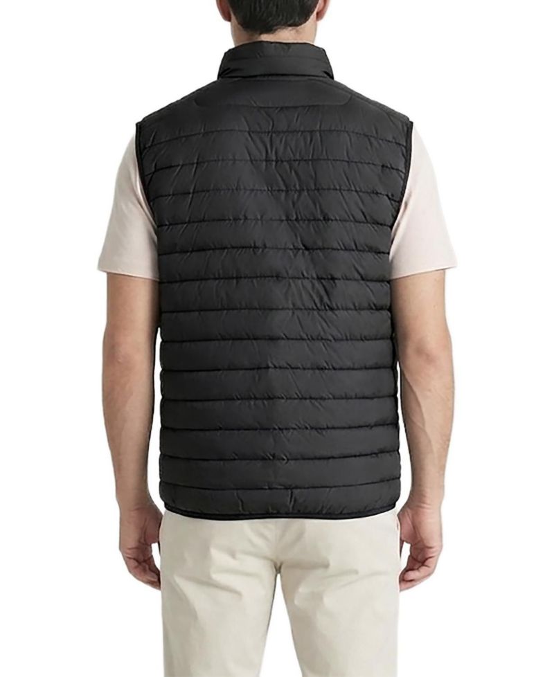 Men's Essential Metro Duck Down Mock-Neck Slim-Fit Vest