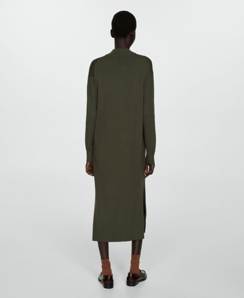 Women's Round-Neck Knitted Dress