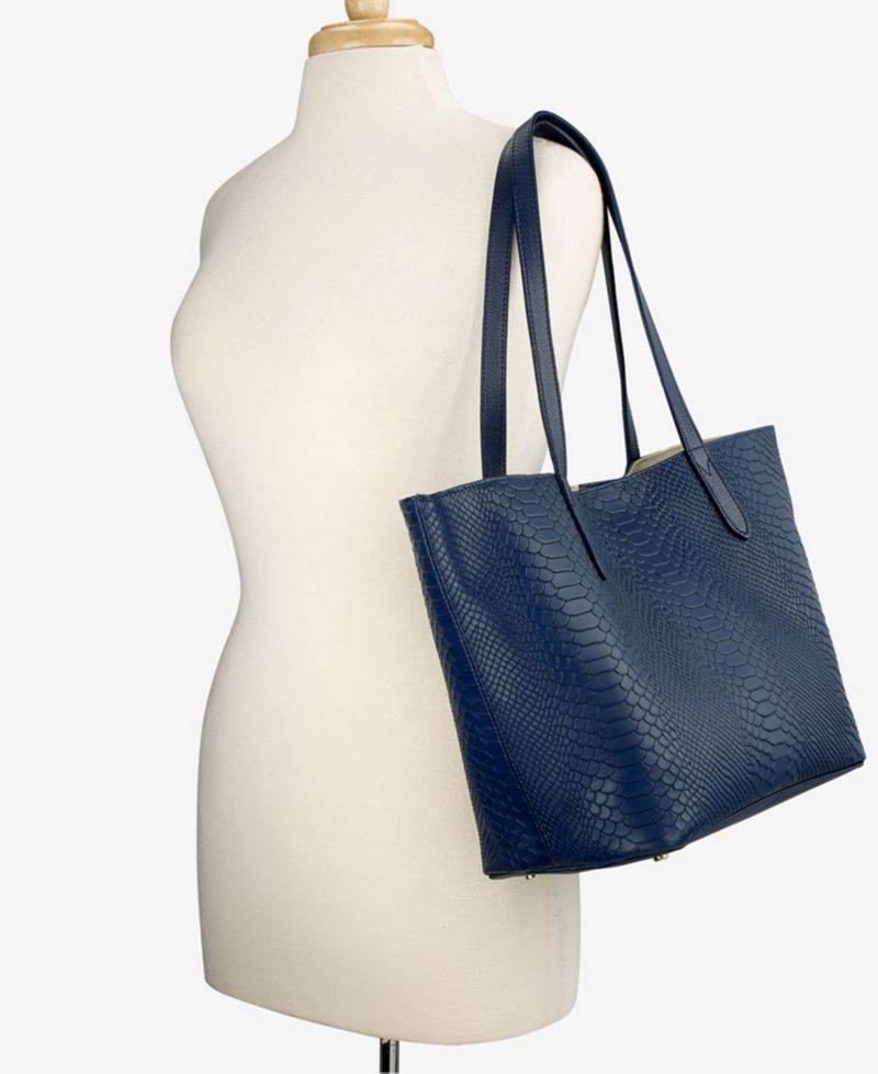 Teddie Extra-Large Leather Tote Bag