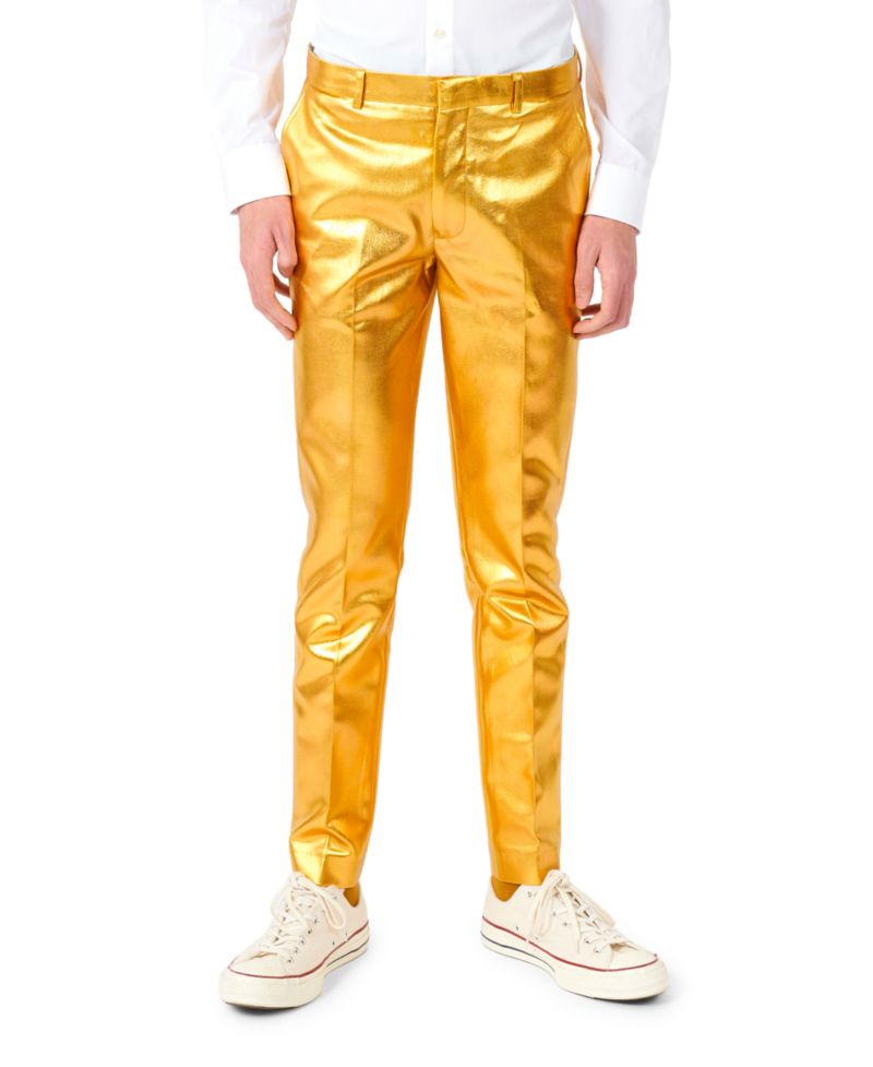Big Boys Groovy Metallic Party Suit, 3-Piece Set Including Blazer, Pants and Clip-On-Tie